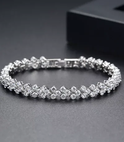 Crystal stainless steel tennis bracelet wholesale supplier Yanluo Jewelry