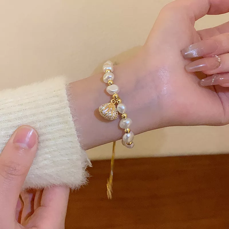 主图-04 Pearl shell charm stainless steel bracelet wholesale supplier Yanluo Jewelry